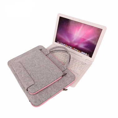 Fashion Wool Felt Laptop Bag